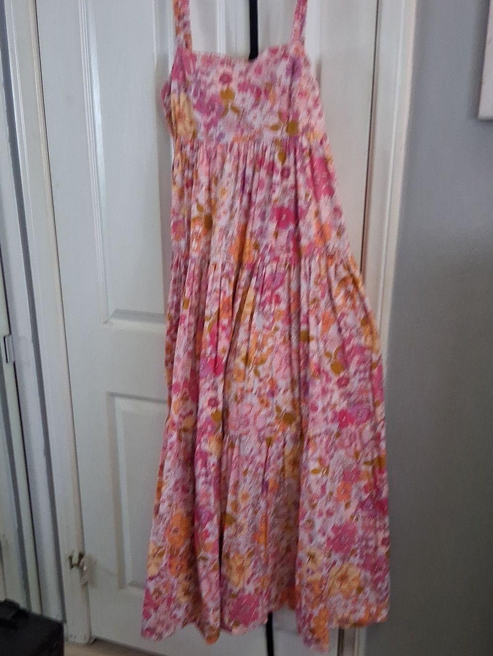 Free People Pink Maxi Dress Size Med